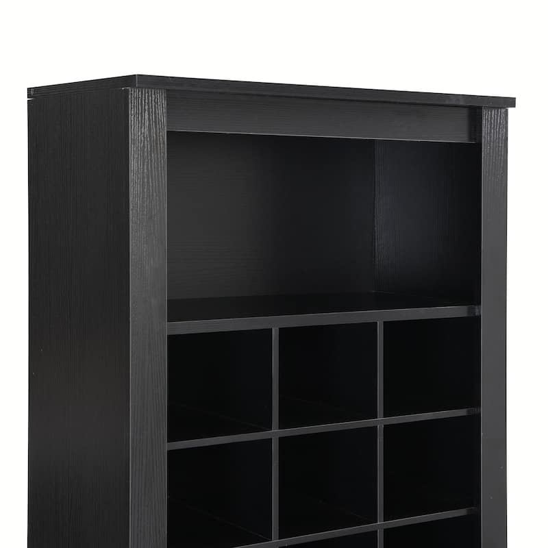 Modern Shoe Cubby Console: Spacious, Free-Standing Storage Cabinet