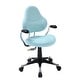 preview thumbnail 1 of 6, Ergonomic Children Kids Study Desk Chair Swivel Chair with Adjustable Height Mesh Mid-Back, Blue Blue
