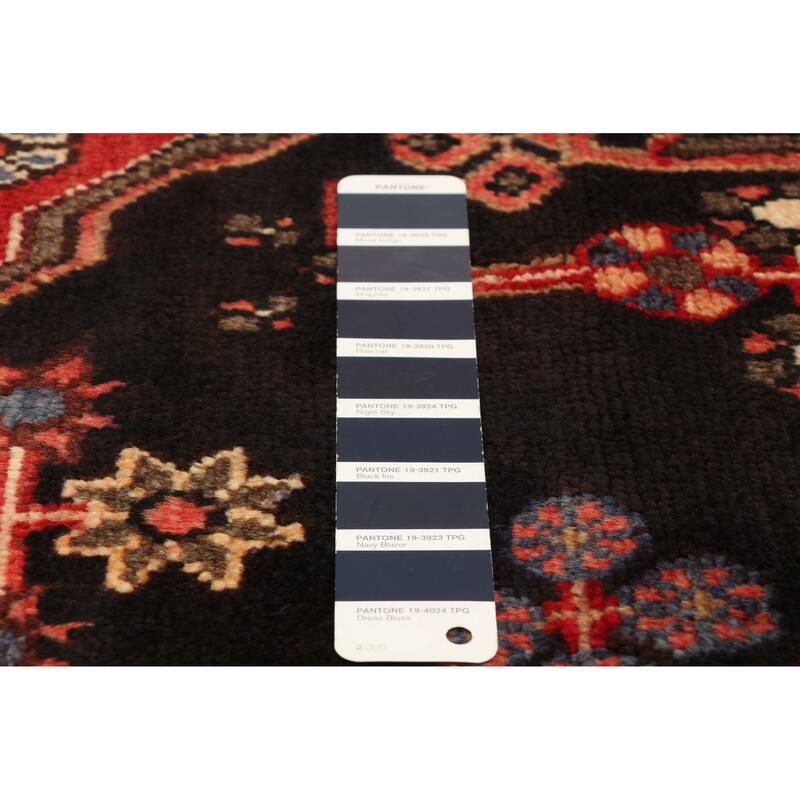 ECARPETGALLERY Hand-knotted Anadol Navy Wool Rug - 3'8 x 9'10