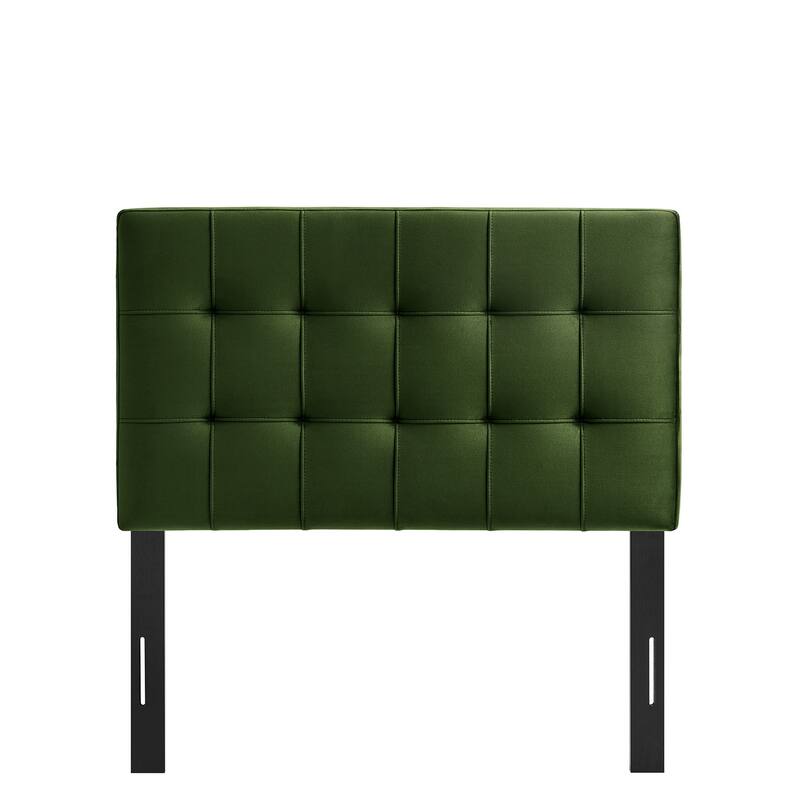 Lily Biscuit Tufted Performance Velvet Headboard