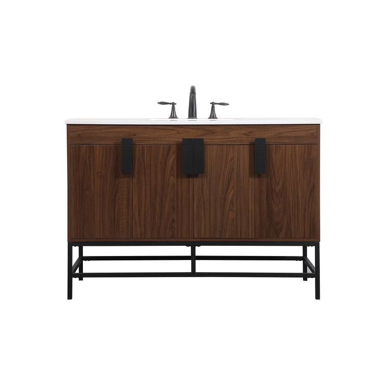Elegant Lighting VF48848M Eugene 48" Free Standing Single Basin Vanity