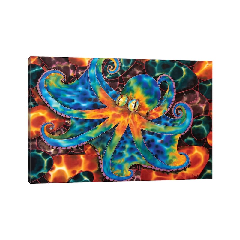 iCanvas "Caribbean Octopus - Stone" by Daniel Jean-Baptiste Canvas Print