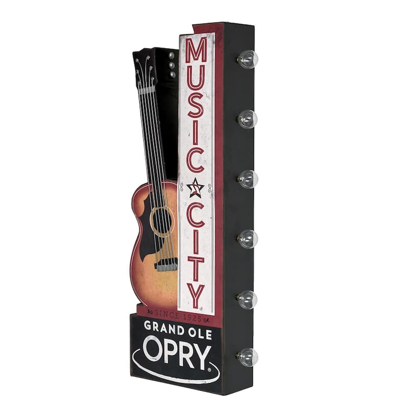 American Art Decor Grand Ole Opry LED Marquee Sign - 12.4" x 4.3" x 30.1"