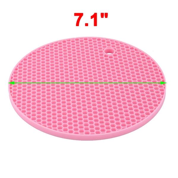 Silicone Honeycomb Designed Antiskid Pad Cup Heat Resistant Mat