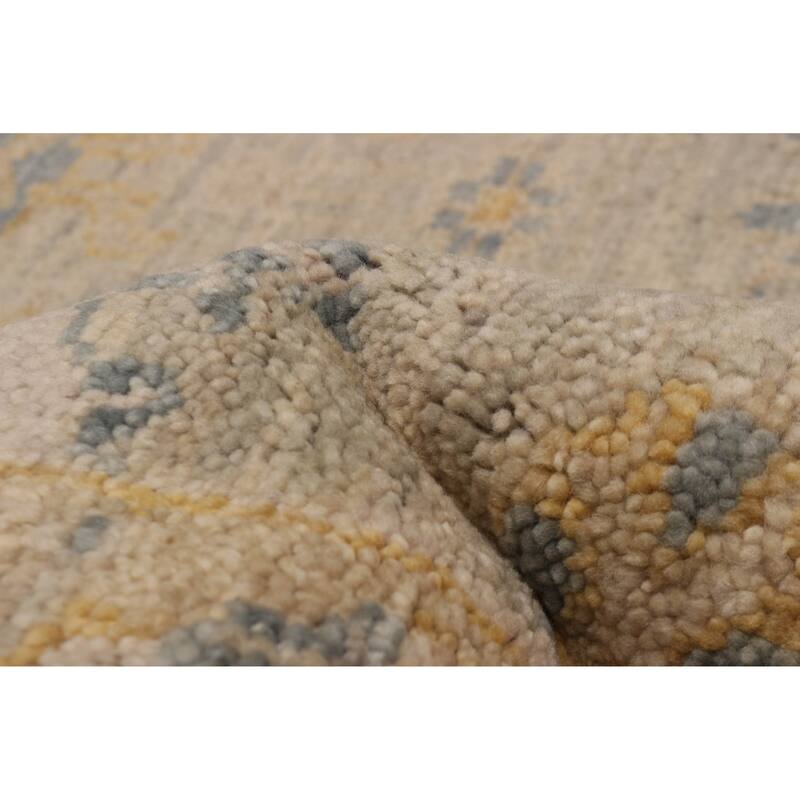 ECARPETGALLERY Hand-knotted Jules Serapi Grey Wool Rug - 10'1 x 13'9