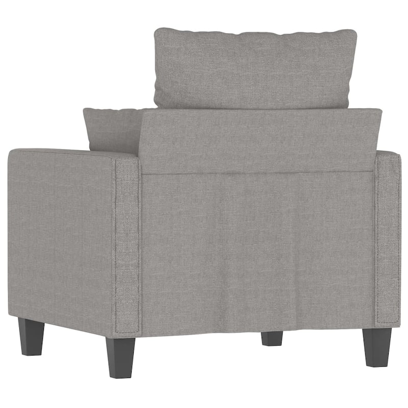 vidaXL Sofa Chair Living Room Accent Upholstered Chair with Armrest Fabric