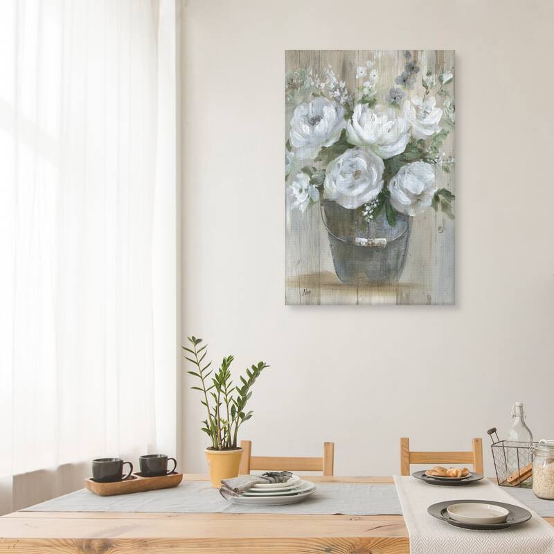 Wild Roses by Nan Canvas Art Print