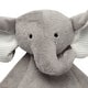 preview thumbnail 2 of 2, Lambs & Ivy Gray Elephant Soft Baby/Child/Toddler Plush Lovey Security Blanket