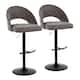 Option Dark Grey Fabric/Black Finish