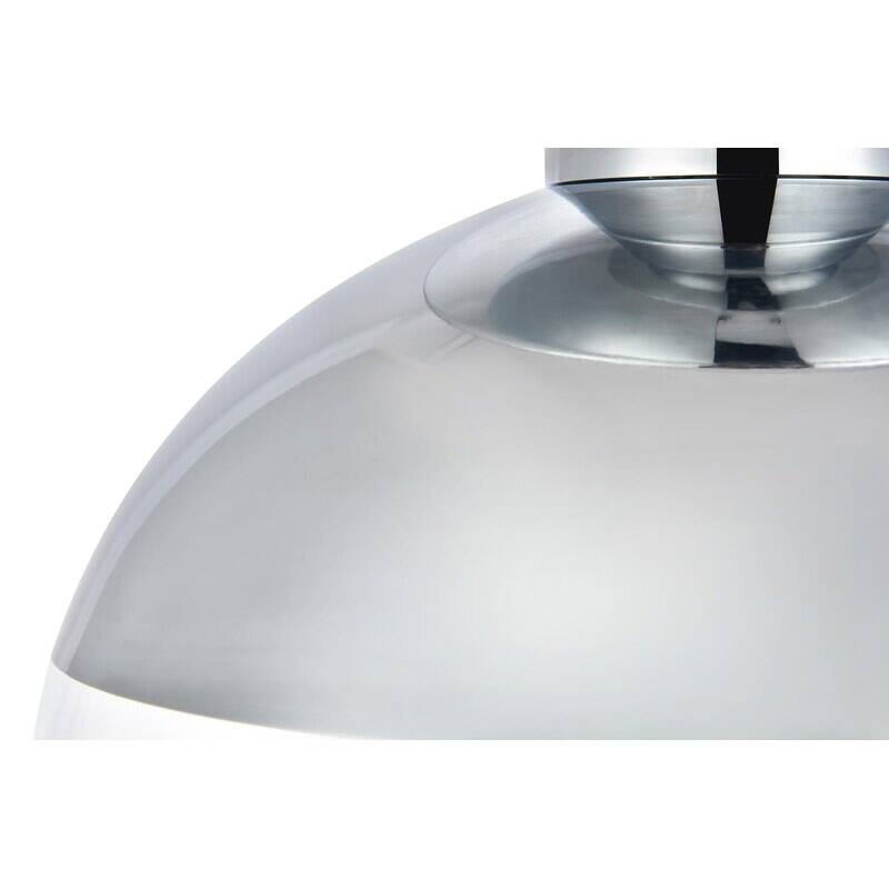 1-light 10-inch Glass Orb Flush Mount Light Fixture
