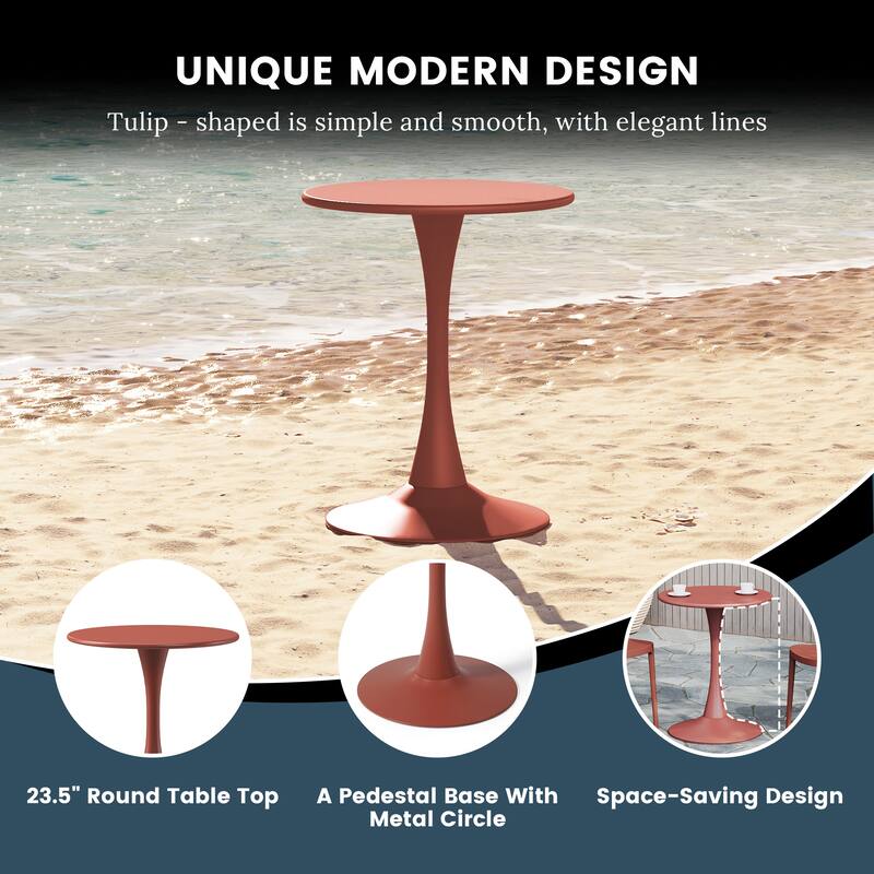 Frond and Form 2-Person Outdoor Round Dining Set
