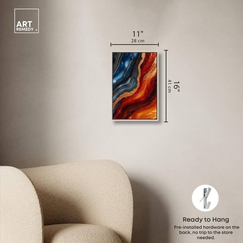 Gilded Galaxy Canvas by Art Remedy