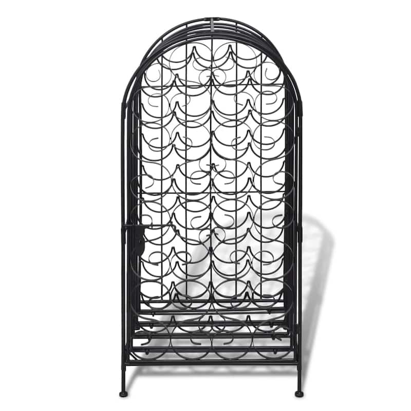 vidaXL Wine Rack for 35 Bottles Metal