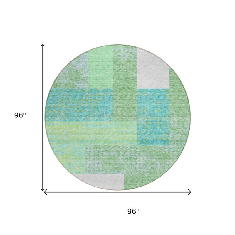 HomeRoots Geometric Transitional Rectangle Outdoor Rug