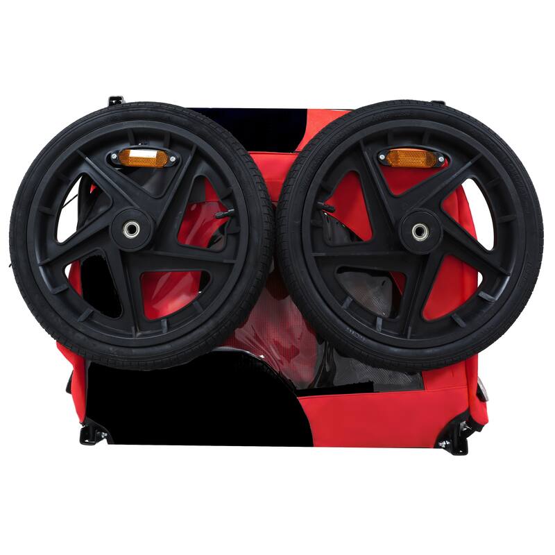 Pet Bike Trailer Dog Cart for Bicycle,Suitable for Small and Medium Pets, Easy Folding Cart Frame, Non-Slip Floor