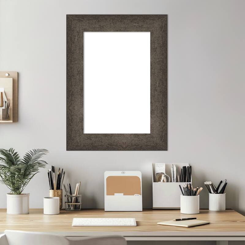 Amanti Art Dappled Light Bronze Framed Dry Erase Magnetic Board