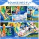 preview thumbnail 7 of 6, 11-In-1 Inflatable Bounce House With Water Slide, Kiosk Theme Water Park For Kids Backyard, 750W Blower Included - N/A