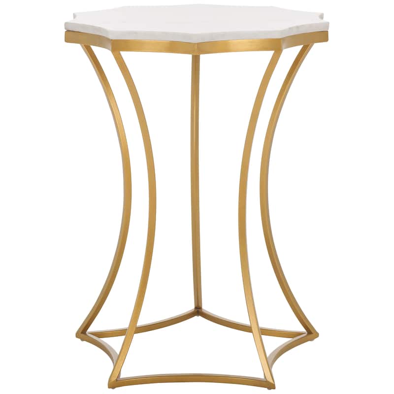 SAFAVIEH Hedy Accent Table (Fully Assembled) - 18 In. W x 18 In. D x 22.8 In. H - 18Wx18Dx23H