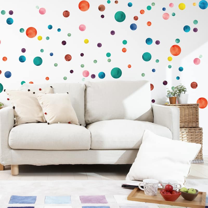 Walplus Polka Dots Wall Sticker Big Wall Home Decoration Nursery Decor