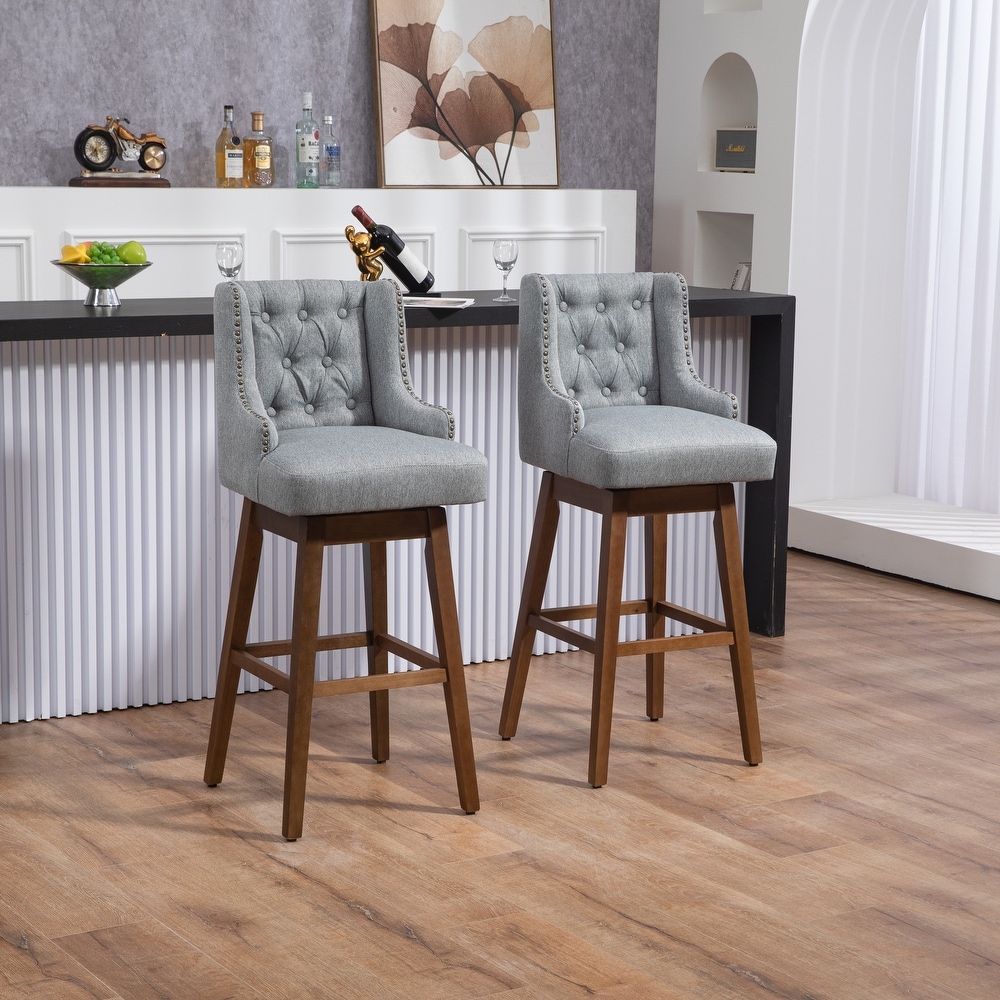 Grey wood counter stools hotsell