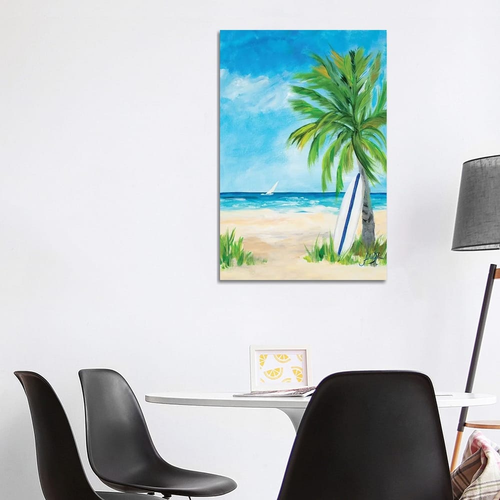 iCanvas "Tropical Surf I" by Julie Derice Canvas Print