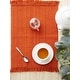 preview thumbnail 7 of 10, DII Variegated Redwood Fringe Placemat Set/6
