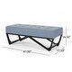 preview thumbnail 15 of 18, Assisi Contemporary Fabric Ottoman Bench by Christopher Knight Home