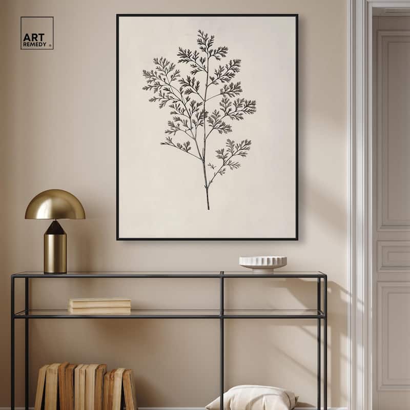 Aniseed Anatomy II Canvas Delicate Floral by Art Remedy