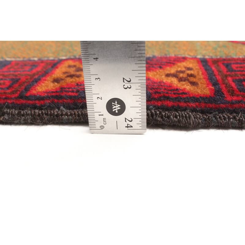 ECARPETGALLERY Hand-knotted Teimani Red Wool Rug - 2'5 x 4'10