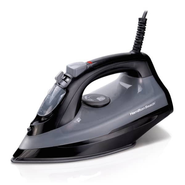 Hamilton Beach Steam Iron with Extra-Glide Nonstick Soleplate