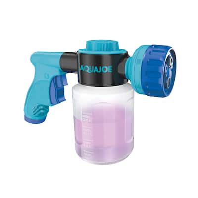 Hose Powered Multi Spray Gun - Blue - Standard Garden Hose