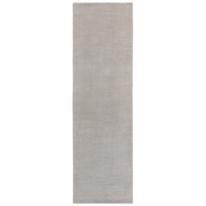 SAFAVIEH Handmade Abstract Aira Contemporary Wool Rug - 2'3" x 8' Runner - Silver