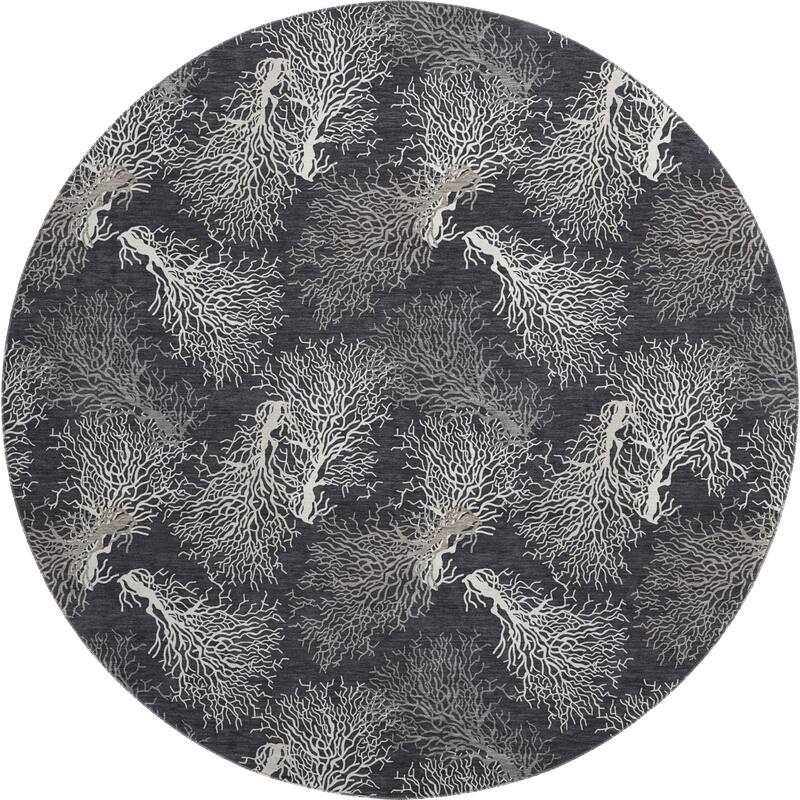 Premium Washable Super Soft Coastal Coral Mayfield Rug