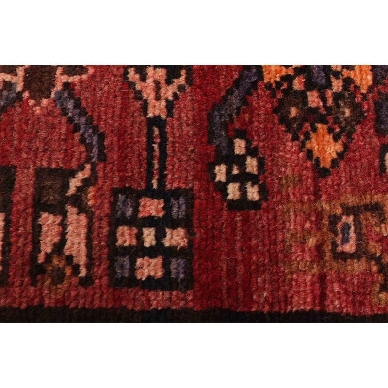 ECARPETGALLERY Hand-knotted Andelz Dark Red Wool Rug - 3'3 x 6'10