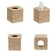 preview thumbnail 6 of 15, Household Essentials 3-Piece Wicker Bath Accessory Set, Natural