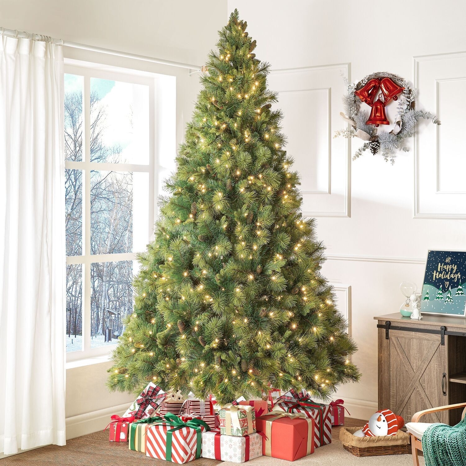 Lighted christmas on sale trees for sale