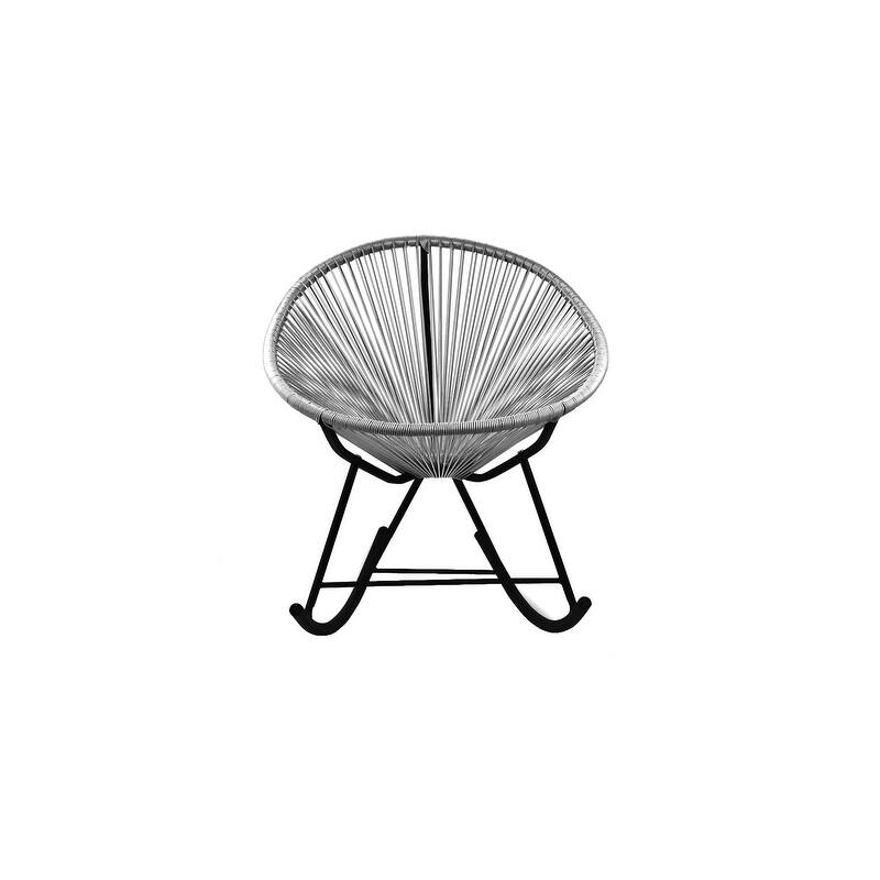 Acapulco Rocker Chair - H34.5xW28.5xD32.75 - Grey