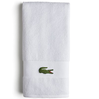 Lacoste Heritage Sport Stripe 100% Cotton Hand Towel