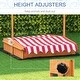 preview thumbnail 7 of 5, Kids Wooden Sandbox - Multi