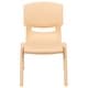 preview thumbnail 26 of 56, 2 Pack Plastic Stackable Preschool Chair with 10.5" Seat Height - 14"D x 12.5"W x 20"H