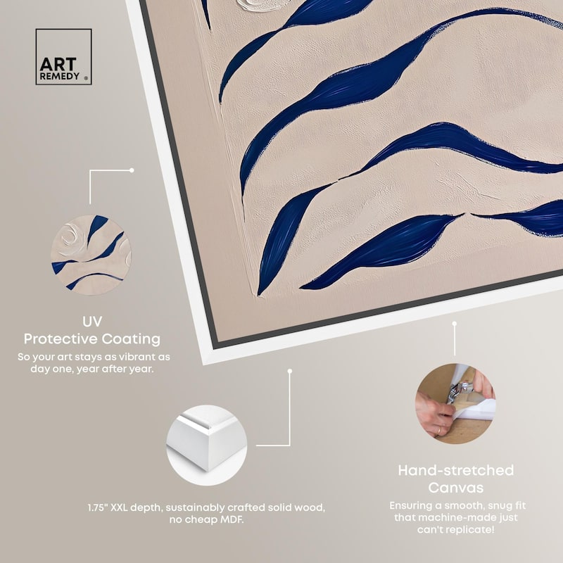 Acrylic Waves Canvas by Art Remedy