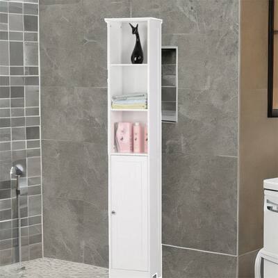 One Door Three Layers Bathroom Cabinet