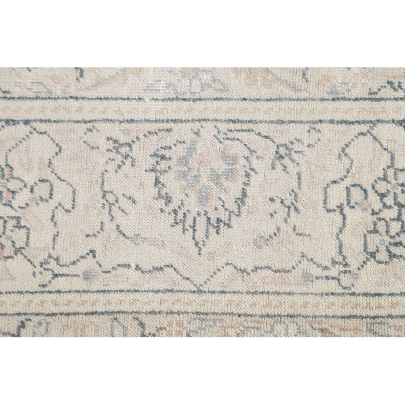 Vintage Muted Traditional Tabriz Persian Area Rug Wool Hand-knotted - 6'4" x 10'5"