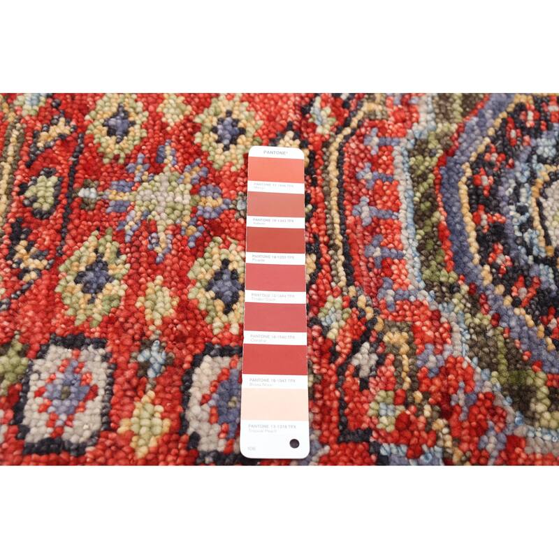 ECARPETGALLERY Hand-knotted Mamluk Red Wool Rug - 2'8 x 7'7