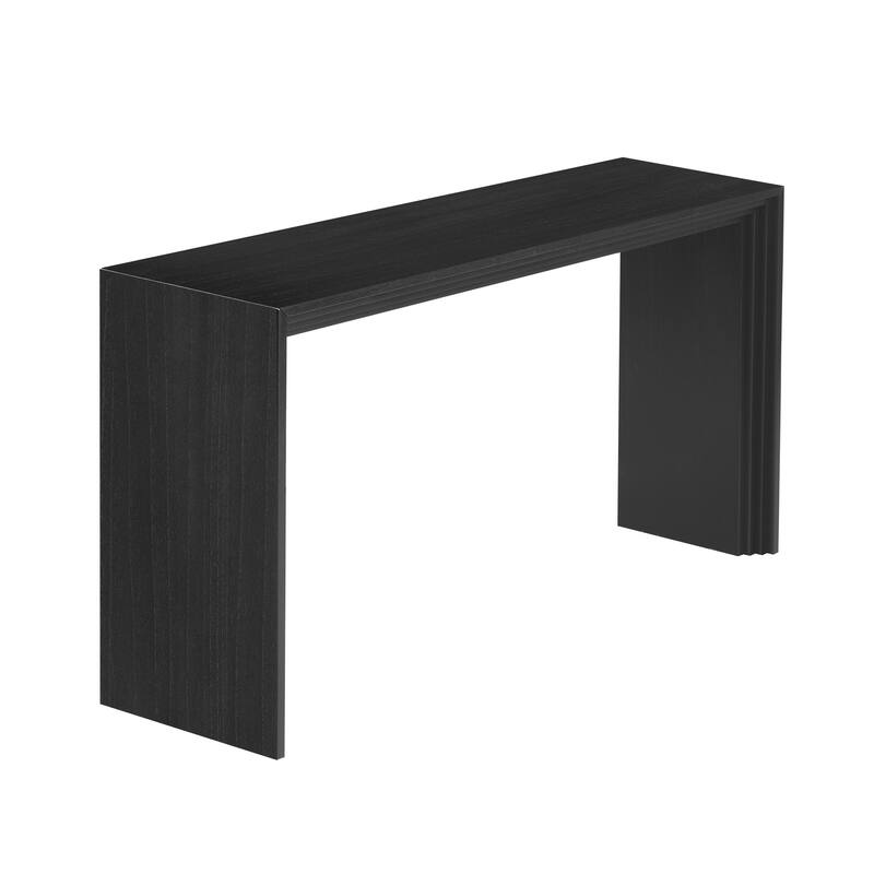 Solid Wood Console Table, Modern Rectangular Hallway Tables