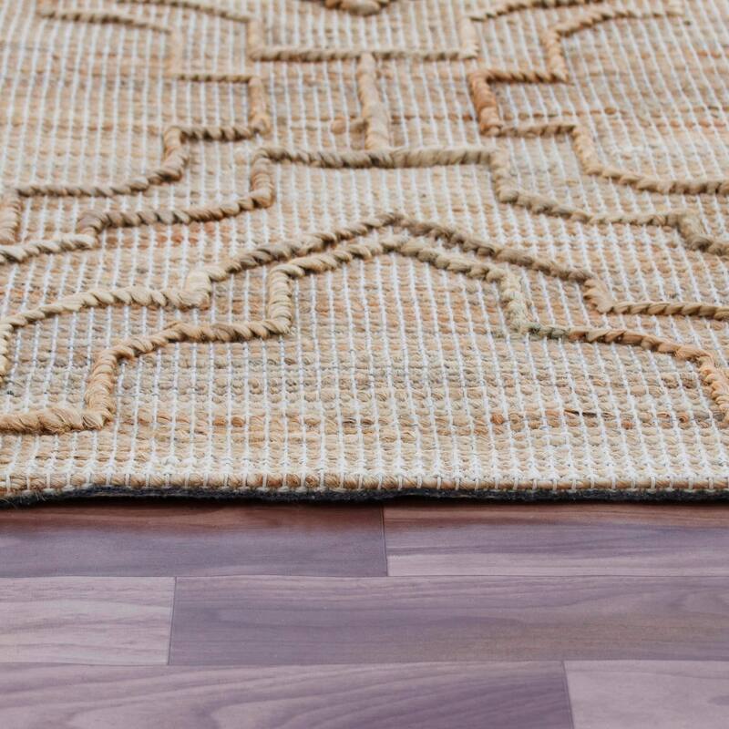 Sevita Natural Trellis Modern Area Rug