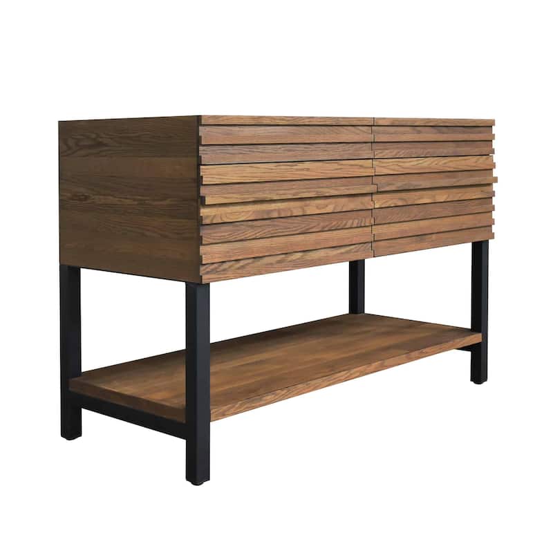 Winemaker Reclaimed Wood Freestanding Single Bathroom Vanity (Base Only)
