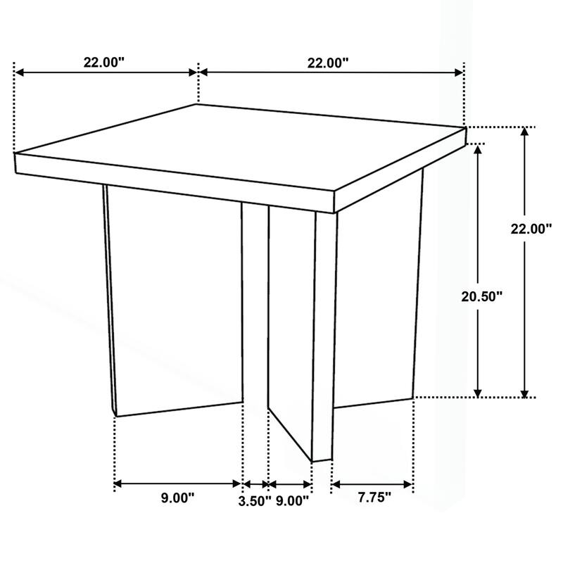Exquisite Solid Mango Wood End Table with Rustic Appeal for Stylish Spaces