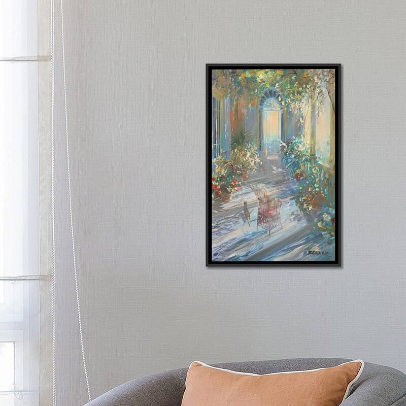 iCanvas "Light On The Terrace" by Laurent Parcelier Framed Canvas Print