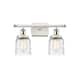 Option Deco Swirl / White and Polished Chrome